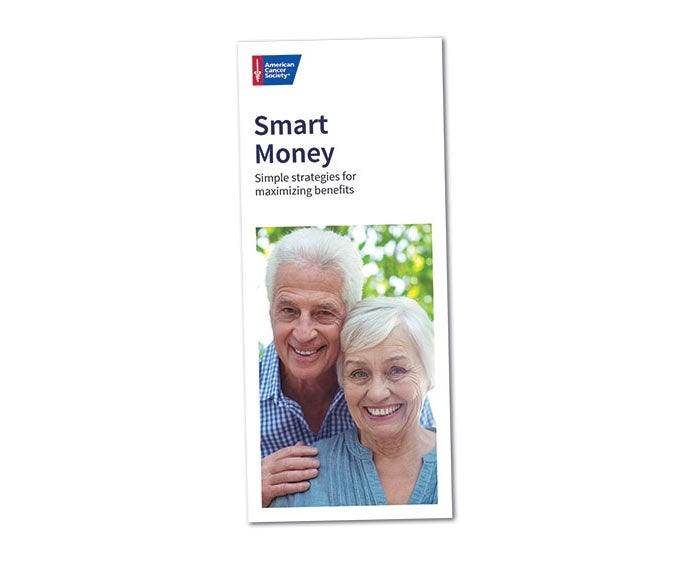 Cover of Smart Money Brochure from the American Cancer Society
