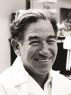 black and white photo of Stanley Cohen, PhD, 1986 Nobel Prize | Physiology or Medicine