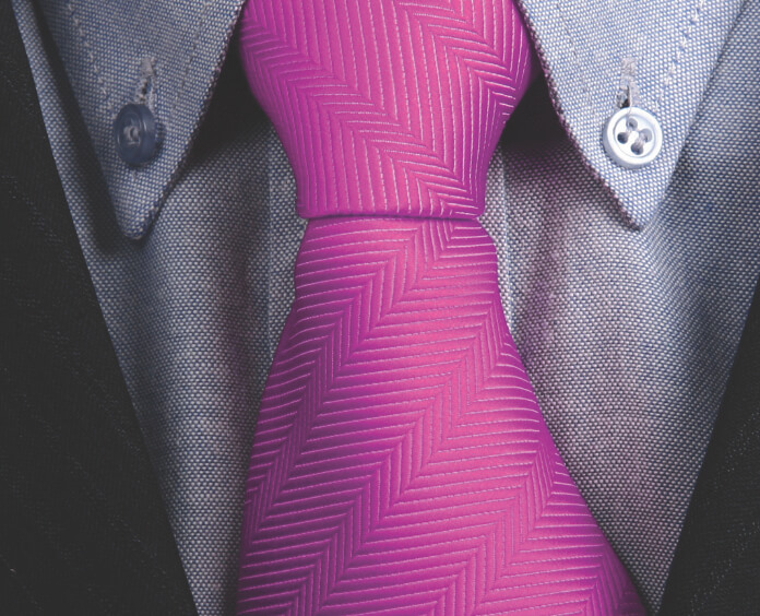 close up shot of pink tie