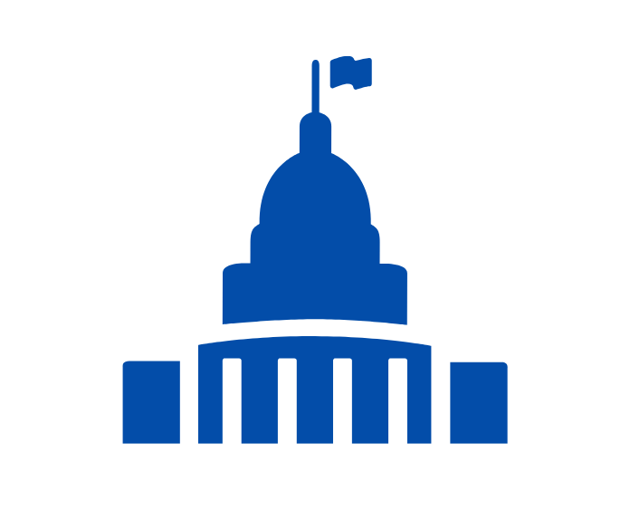 Graphic of a capital building