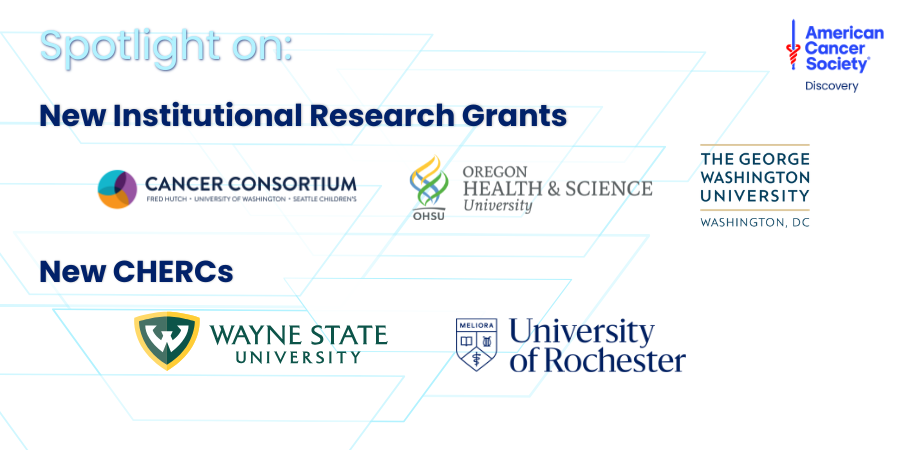 2026 Spotlight on: New Institutional Research Grants Graphic