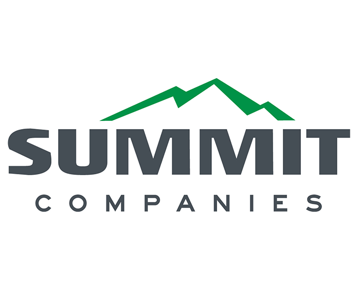 Summit Companies logo with green mountain graphic and gray text.