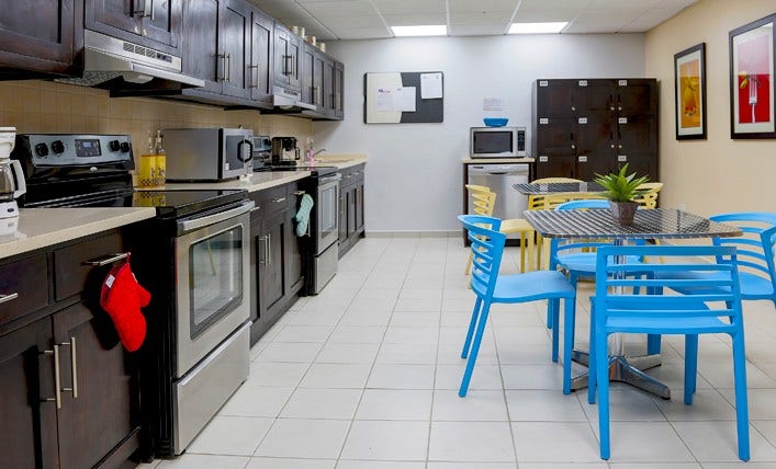 San Juan, PR Hope Lodge kitchen