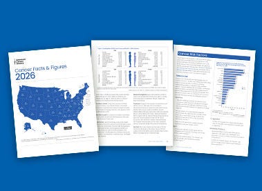 cover 3 pages 2026 cancer facts and figures 