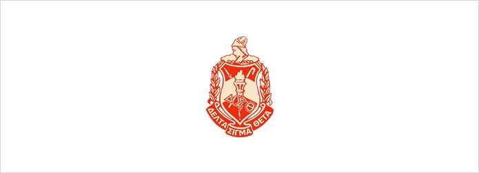 Delta Sigma Theta logo on white background