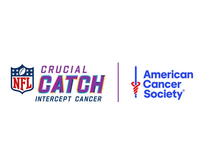 NFL Crucial Catch Intercept Cancer and American Cancer Society logo