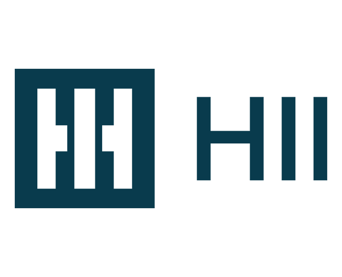 HII logo with dark blue icon and matching text.