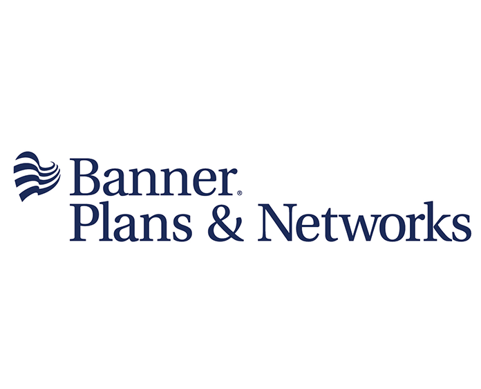 Banner Plans & Networks logo in blue text