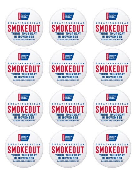 Great American Smokeout Sticker Sheet