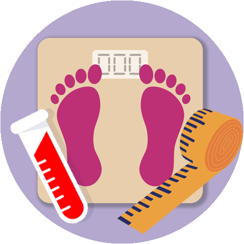 voices measurements icon from blood substudy infographic