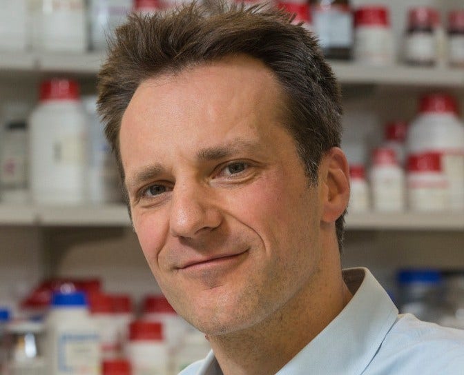 close up portrait of Matthias Stephan, MD, PhD from Fred Hutchinson Cancer Research Center 