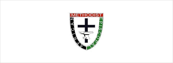 A.M.E. Church Logo on white background