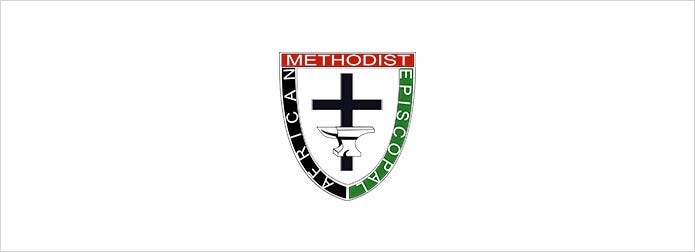 A.M.E. Church Logo on white background
