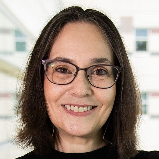 Headshot of ACS professor Edna Cukierman in a lab