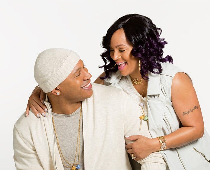 Image of Simone Smith with her husband LL Cool J