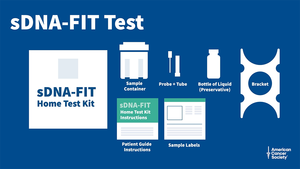 Components of a home sDNA-FIT test