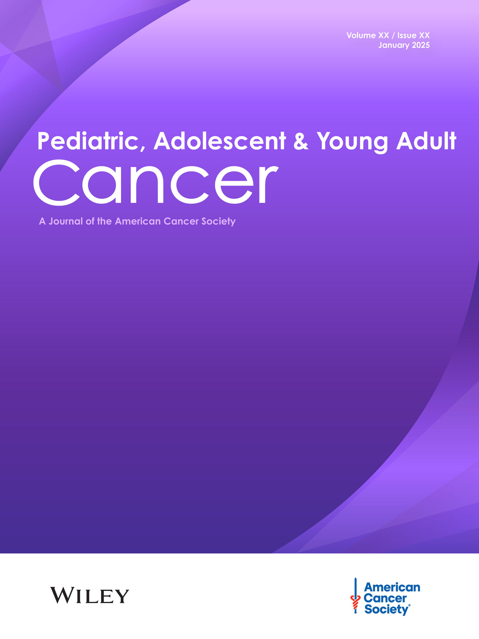 ACS Pediatric, Adolescent, and Young Adult Cancer Journal Cover