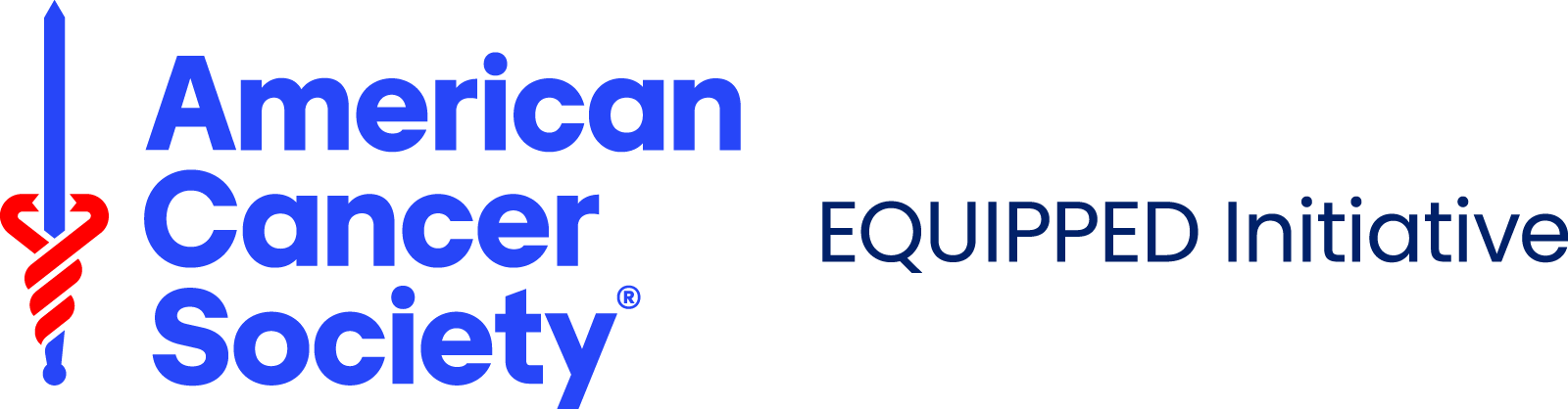 American Cancer Society Logo and Equipped Initiative Logo
