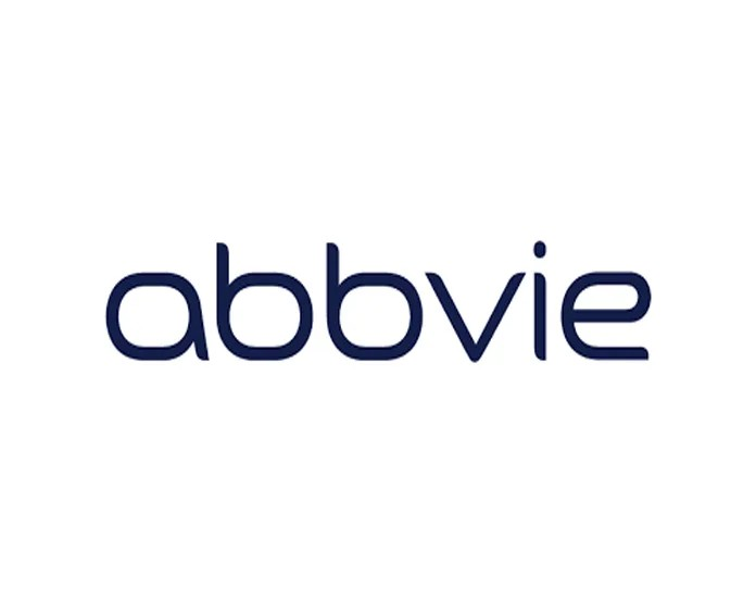AbbVie logo with dark blue lowercase text.