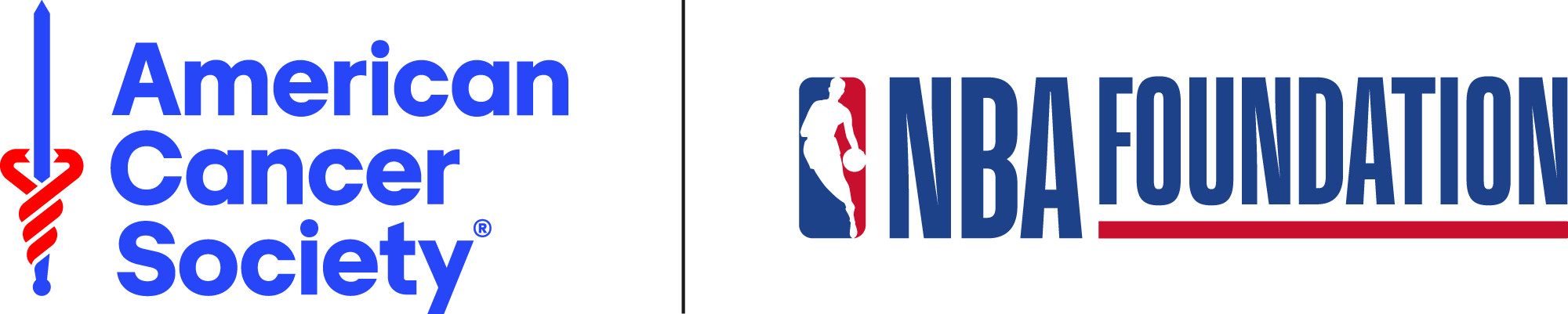 American Cancer Society and NBA Foundation logo