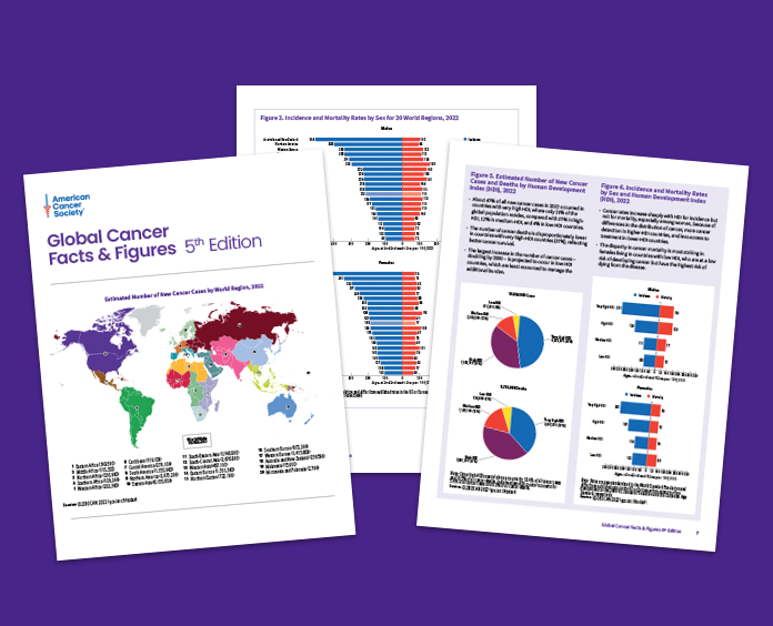 Cover image for 2024 Global Cancer Facts and Figures 5th Edition 