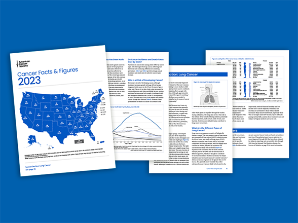 All cancer facts and figures 2023 cover image cropped