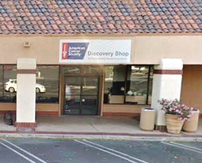 American Cancer Society Discovery Shop exterior Rancho Mirage, CA
