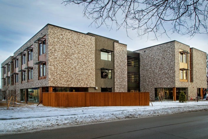 Exterior View at the American Cancer Society Hope Lodge, Omaha, NE.