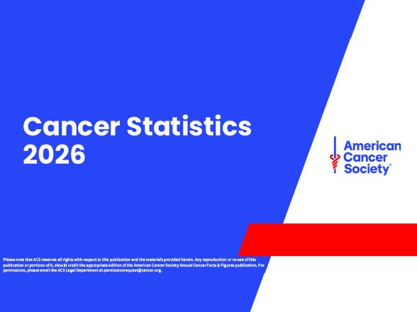 Cancer Statistics 2026 PowerPoint Presentation Cover