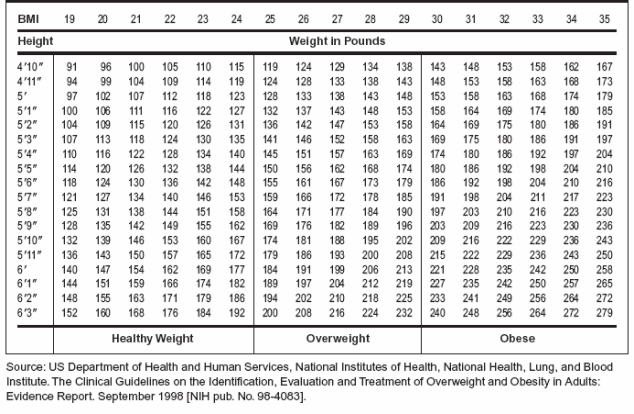 Bmi Scale