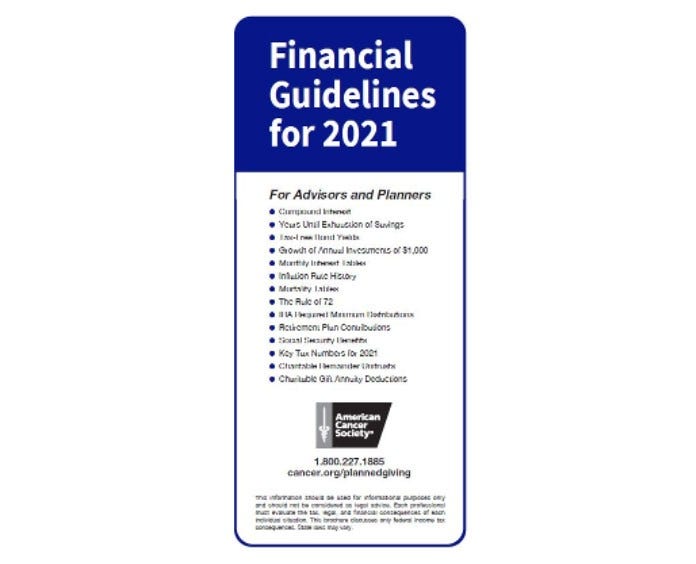 2021 Federal Tax Pocket Guide - Financial Guidelines for 2021