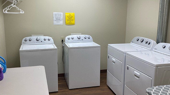 Lexington, KY Hope Lodge Laundry Room