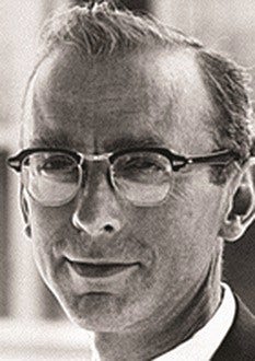 black and white photo of Robert Holley, PhD, 1968 Nobel Prize | Physiology or Medicine