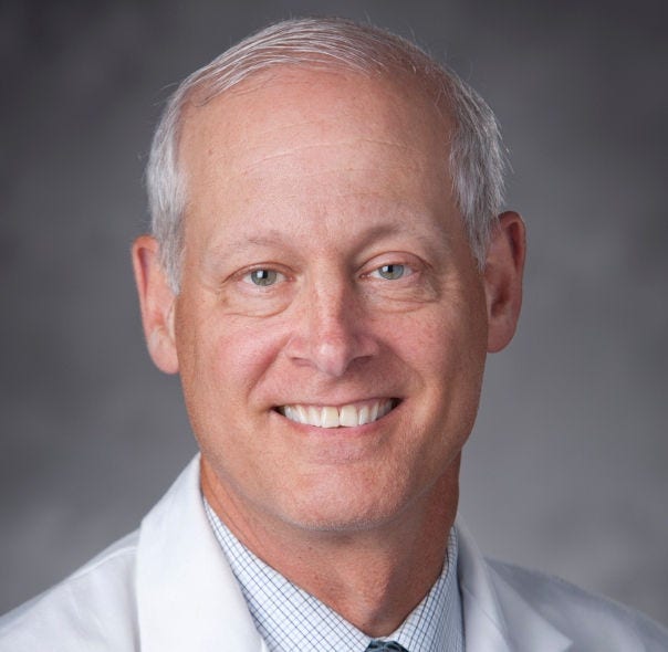 close up portrait of Andrew Berchuck, MD, Duke University Medical Center