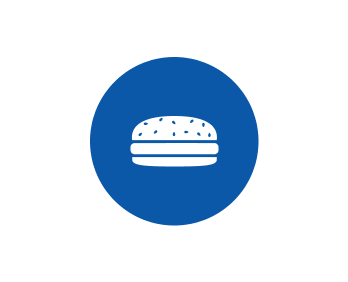 hamburger on a bun icon