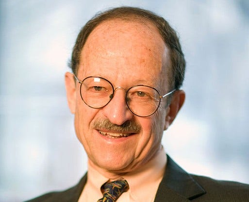 close up portrait of Harold Varmus, MD, Weill Medical College of Cornell University in New York City, NY