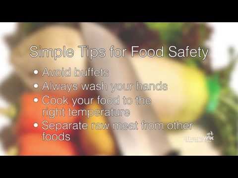 screenshot from the video "The Importance of Food Safety"