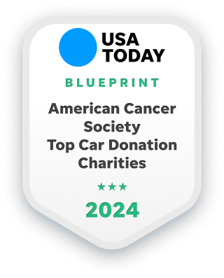 USA Today American Cancer Society Top Car Donation Charities 2024 Badge