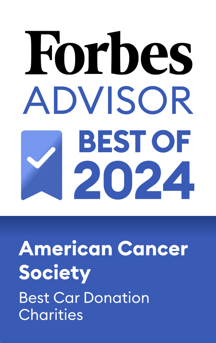  Forbes names American Cancer Society best car donation charities badge 2024