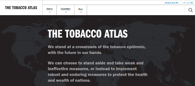 Tobacco Atlas Website