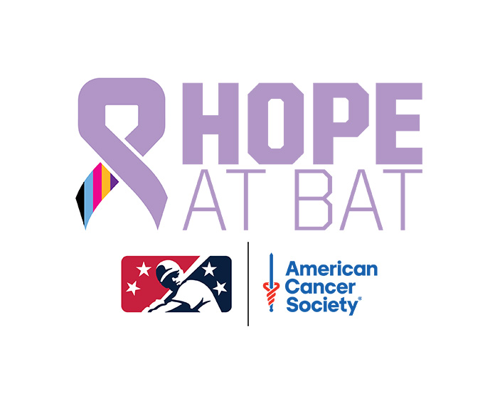 Hope at Bat & American Cancer Society logo