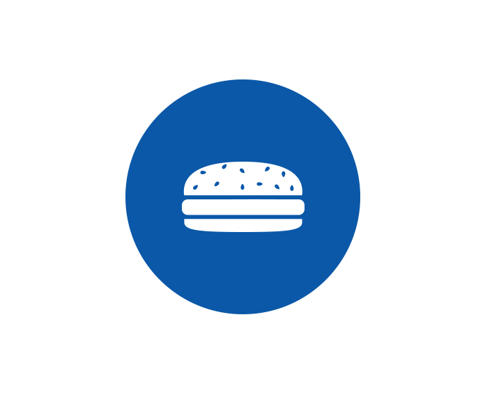 hamburger on a bun icon