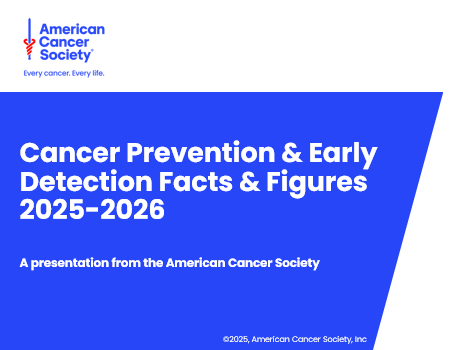 2023-2024 Cancer Prevention and Early Detection powerpoint slideshow cover page