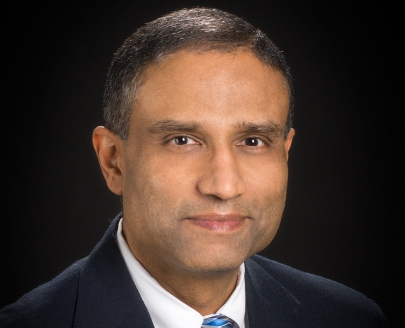 close up portrait of Anil K. Sood, MD, University of Texas MD Anderson Cancer Center in Houston