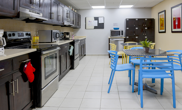 San Juan, PR Hope Lodge kitchen